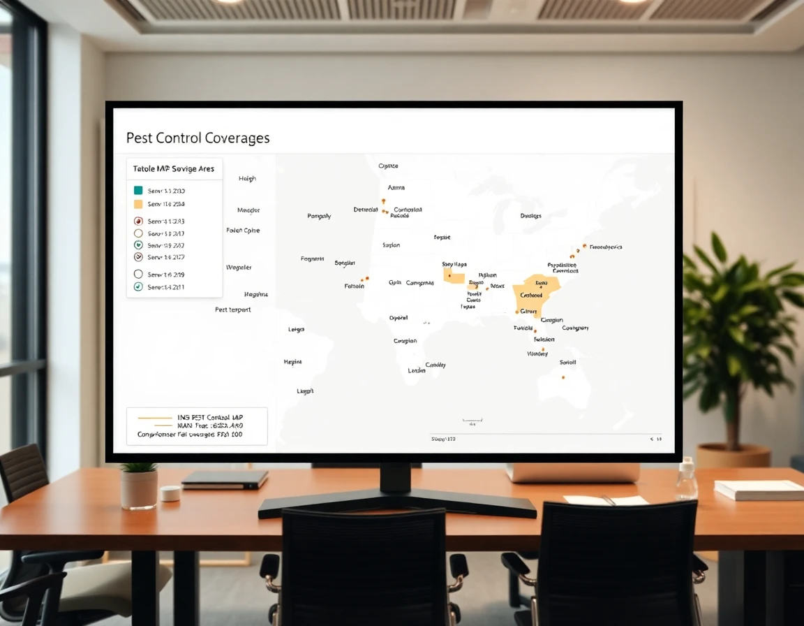 Pest Control Service Areas Map